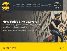 Tablet Screenshot of newyorkbikelawyer.com